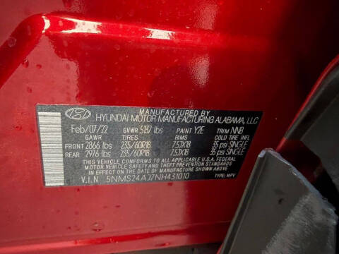 2022 Hyundai Santa Fe SEL