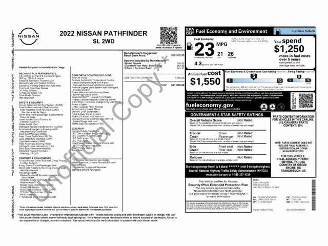 2022 Nissan Pathfinder SL