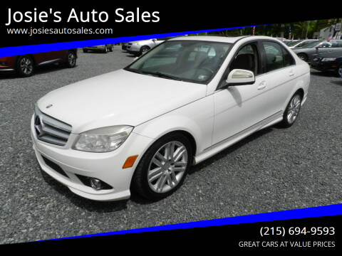 2009 Mercedes-Benz C-Class for sale at Josie's Auto Sales in Gilbertsville PA