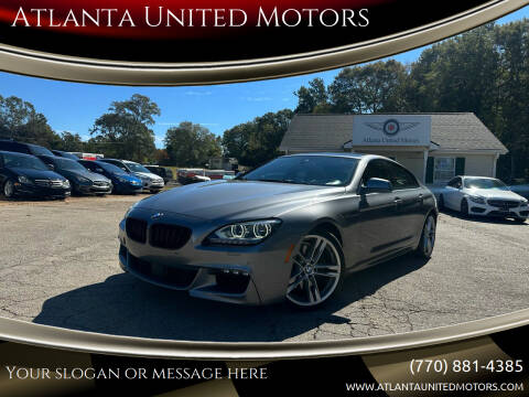 2014 BMW 6 Series for sale at Atlanta United Motors in Jefferson GA