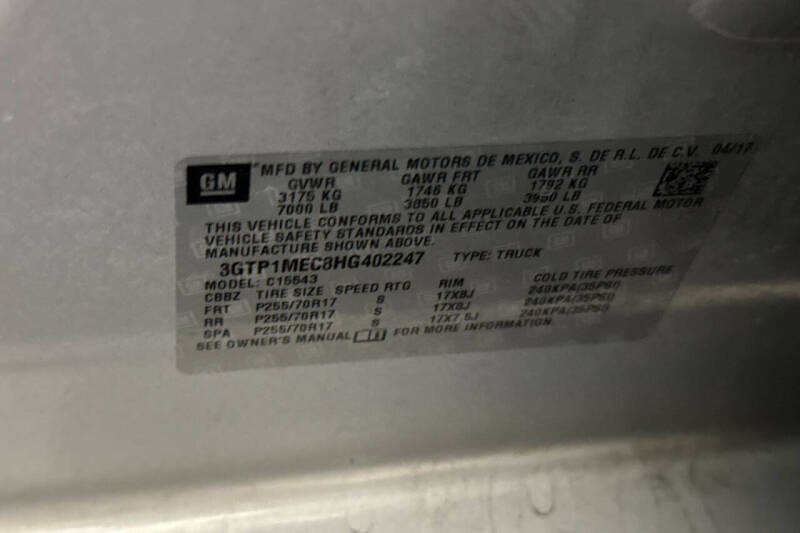 2017 GMC Sierra 1500