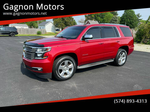 2015 Chevrolet Tahoe for sale at Gagnon  Motors - Gagnon Motors in Akron IN