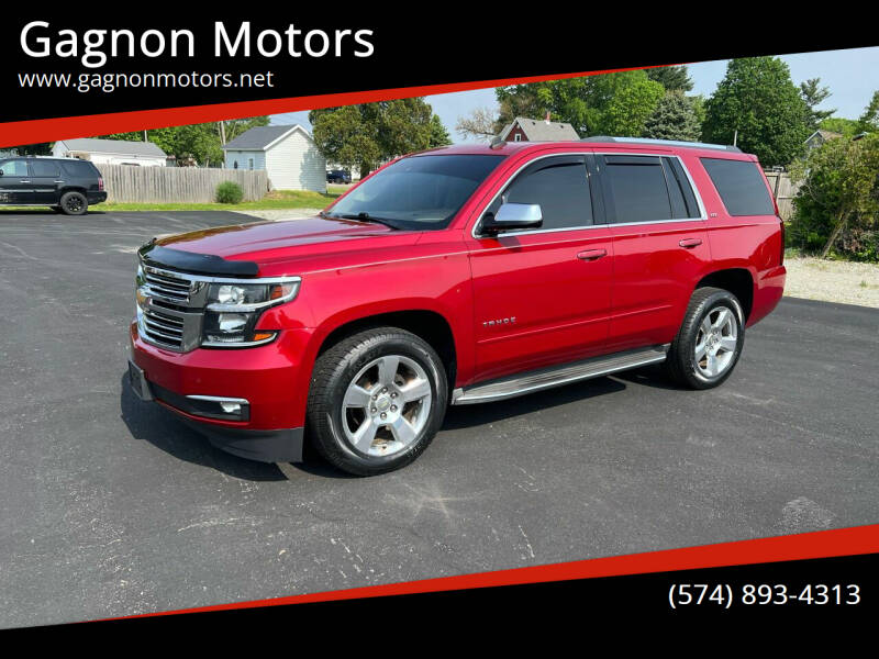 2015 Chevrolet Tahoe for sale at Gagnon  Motors - Gagnon Motors in Akron IN