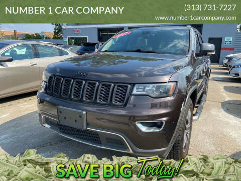 2017 Jeep Grand Cherokee for sale at NUMBER 1 CAR COMPANY in Detroit MI