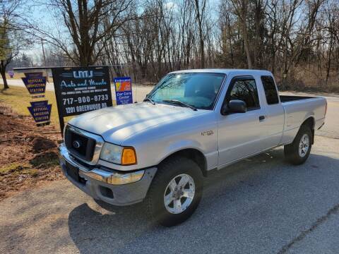 2004 Ford Ranger for sale at LMJ AUTO AND MUSCLE in York PA