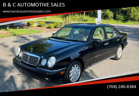 1999 Mercedes-Benz E-Class for sale at B & C AUTOMOTIVE SALES in Lincolnton NC