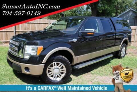 2012 Ford F-150 for sale at Sunset Auto in Charlotte NC