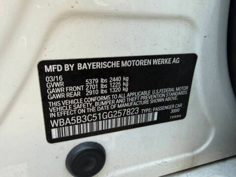 2016 BMW 5 Series 535i xDrive