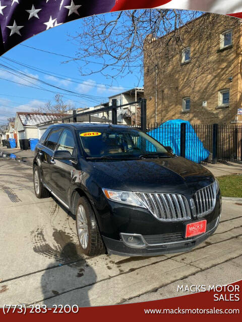 2013 Lincoln MKX for sale at Macks Motor Sales in Chicago, IL