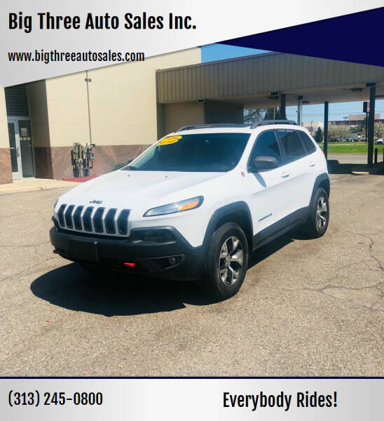 2014 Jeep Cherokee for sale at Big Three Auto Sales Inc. in Detroit MI