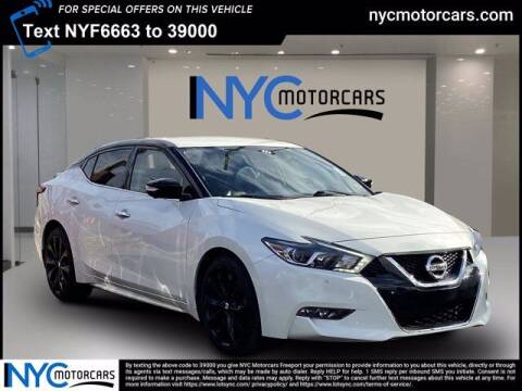 2018 Nissan Maxima for sale at NYC Motorcars of Freeport in Freeport NY