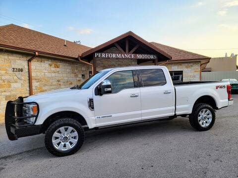 2018 Ford F-250 Super Duty for sale at Performance Motors Killeen Second Chance in Killeen TX