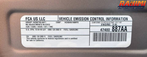 2017 Chrysler Pacifica Touring-L