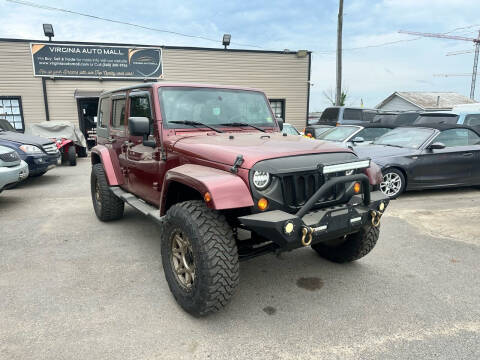 2008 Jeep Wrangler Unlimited for sale at Virginia Auto Mall in Woodford VA