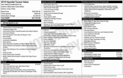 2019 Hyundai Tucson Value