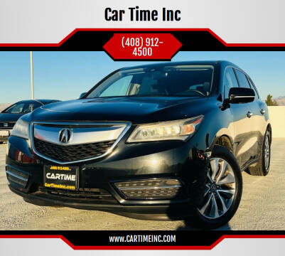 2016 Acura MDX for sale at Car Time Inc in San Jose CA