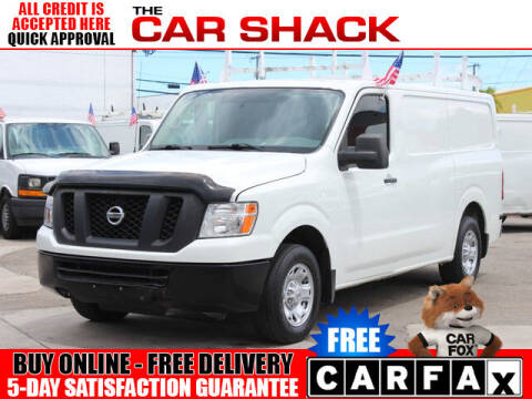 2016 Nissan NV Cargo for sale at The Car Shack in Hialeah FL