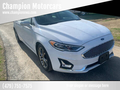 2020 Ford Fusion Hybrid for sale at Champion Motorcars in Springdale AR