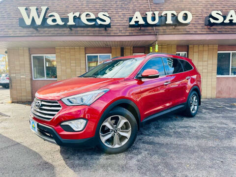 2014 Hyundai Santa Fe for sale at Wares Auto Sales INC in Traverse City MI