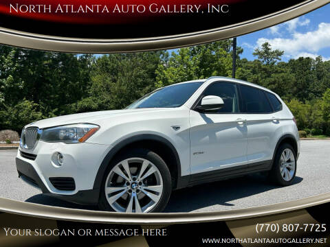 2016 BMW X3 for sale at North Atlanta Auto Gallery, Inc in Alpharetta GA