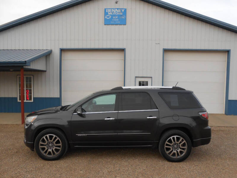 2013 GMC Acadia for sale at Benney Motors in Parker SD