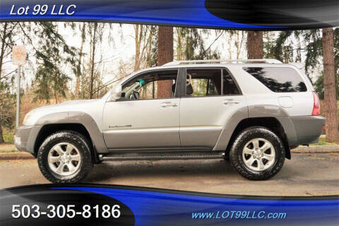 2003 Toyota 4Runner for sale at LOT 99 LLC in Milwaukie OR