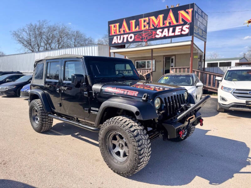 2017 Jeep Wrangler Unlimited for sale at HALEMAN AUTO SALES in San Antonio TX
