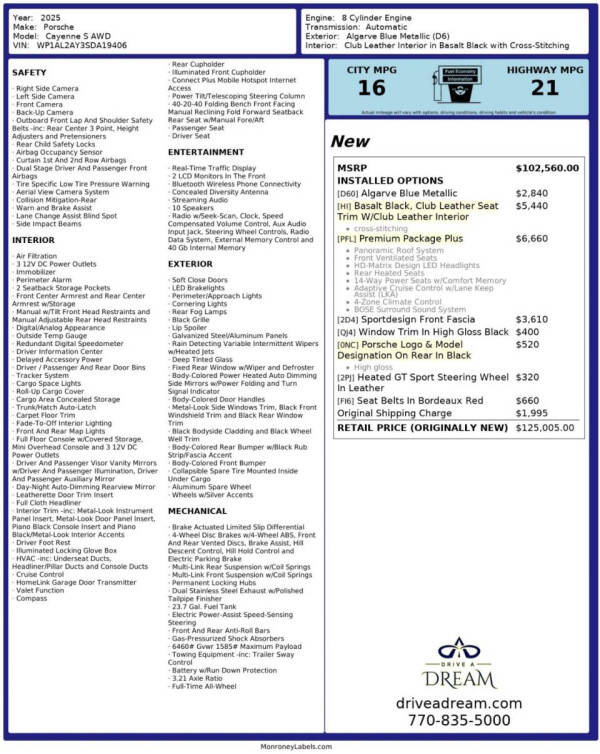 2025 Porsche Cayenne S