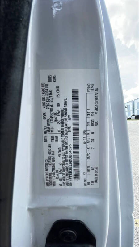 2013 Ford E-Series E-350 SD