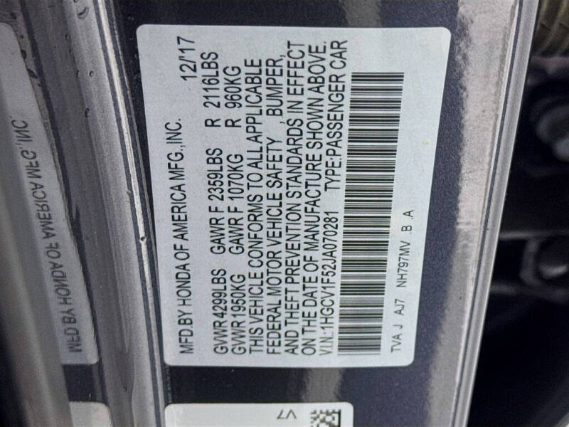 2018 Honda Accord EX-L