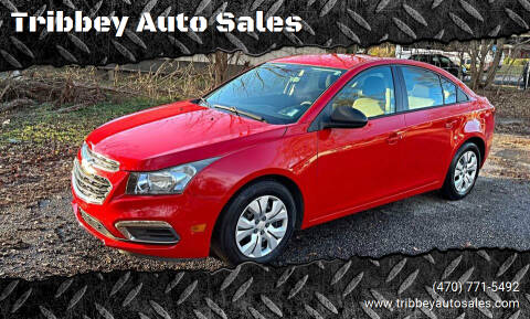 2015 Chevrolet Cruze for sale at Tribbey Auto Sales in Stockbridge GA