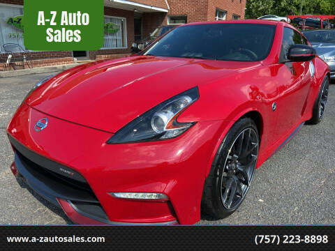 2016 Nissan 370Z for sale at A-Z Auto Sales in Newport News VA