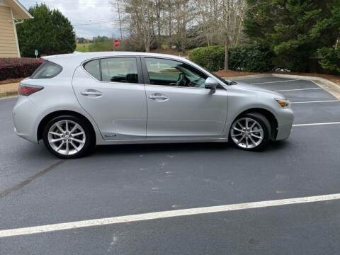 2012 Lexus CT 200h for sale at Paramount Autosport in Kennesaw GA