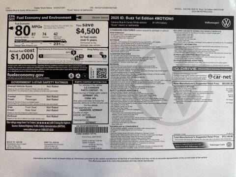 2025 Volkswagen ID. Buzz 1st Edition 4Motion
