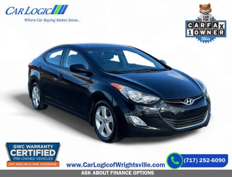 2013 Hyundai Elantra for sale at Car Logic of Wrightsville in Wrightsville PA