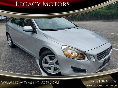 2012 Volvo S60 for sale at Legacy Motors in Norfolk VA
