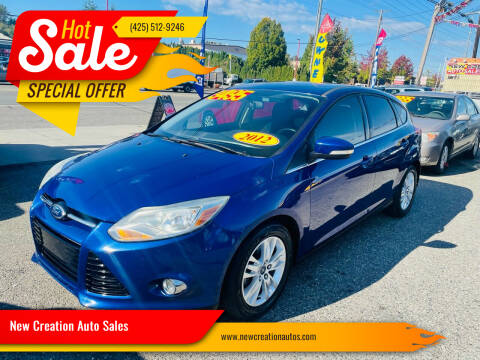 2012 Ford Focus for sale at New Creation Auto Sales in Everett WA
