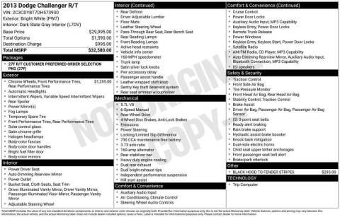 2013 Dodge Challenger R/T
