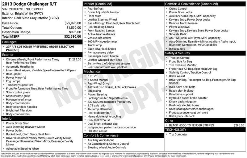 2013 Dodge Challenger R/T