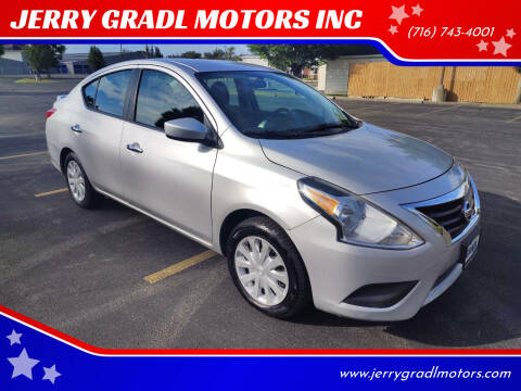 2016 Nissan Versa for sale at JERRY GRADL MOTORS INC in North Tonawanda NY