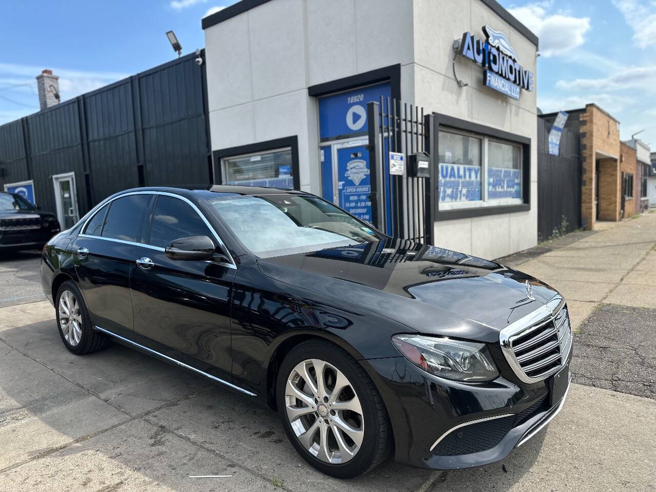 Black 2017 Mercedes-Benz E-Class Sedan All-Wheel Drive 9-Speed Automatic