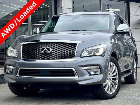 2015 Infiniti QX80 for sale at Carmel Motors in Indianapolis IN