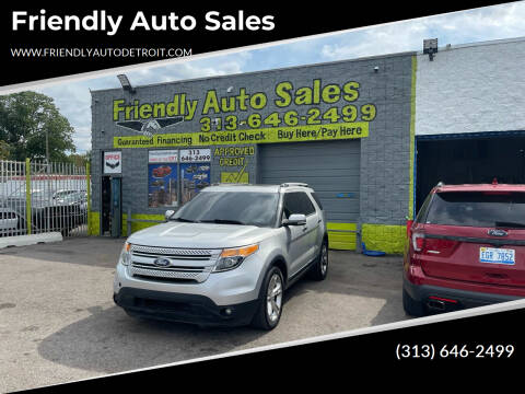 2015 Ford Explorer for sale at Friendly Auto Sales in Detroit MI