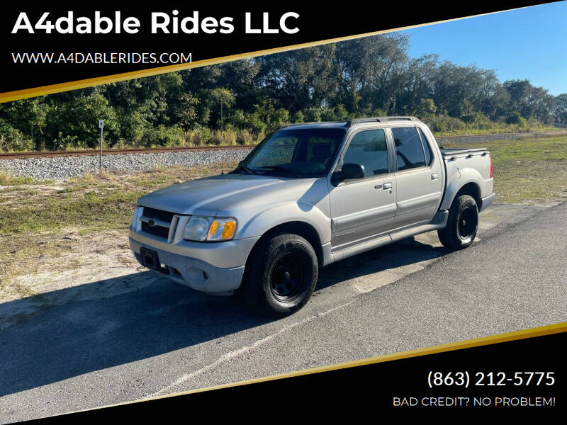 2002 Ford Explorer Sport Trac for sale at A4dable Rides LLC in Haines City FL