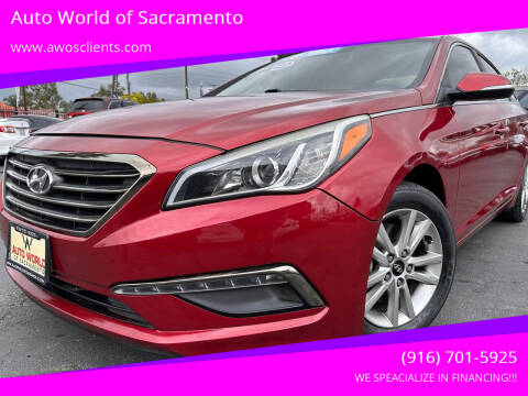 2015 Hyundai Sonata for sale at Auto World of Sacramento Stockton Blvd in Sacramento CA