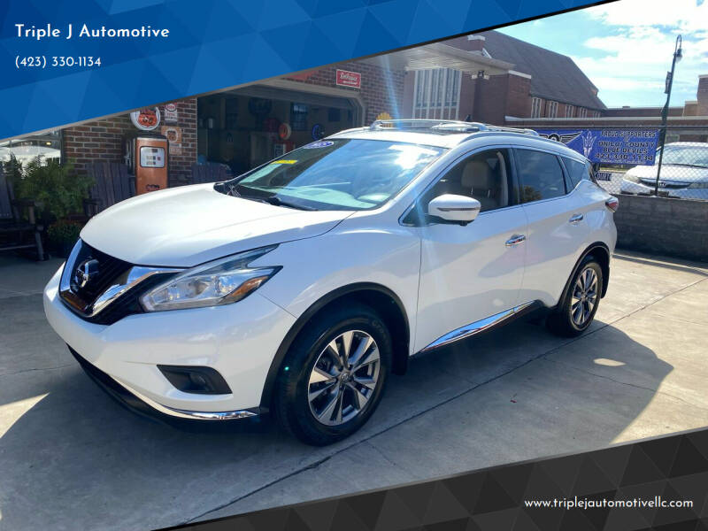 2015 Nissan Murano for sale at Triple J Automotive in Erwin TN