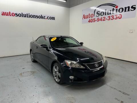 2010 Lexus IS 250C for sale at Auto Solutions in Warr Acres OK