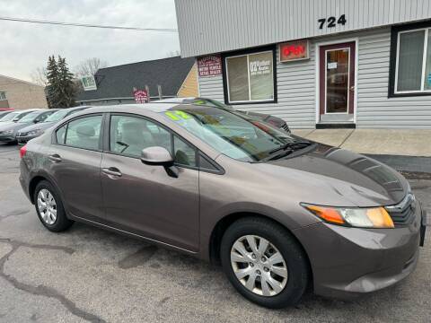 2012 Honda Civic for sale at OZ BROTHERS AUTO in Webster NY