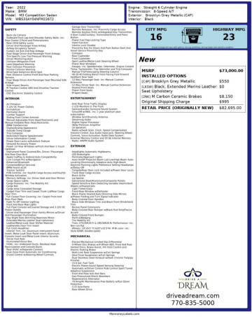 2022 BMW M3 Competition