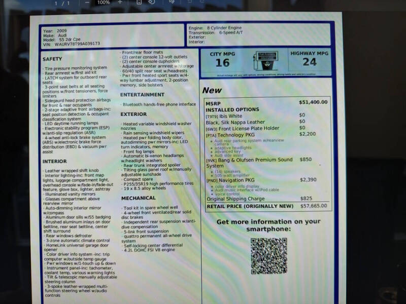 2009 Audi S5 quattro
